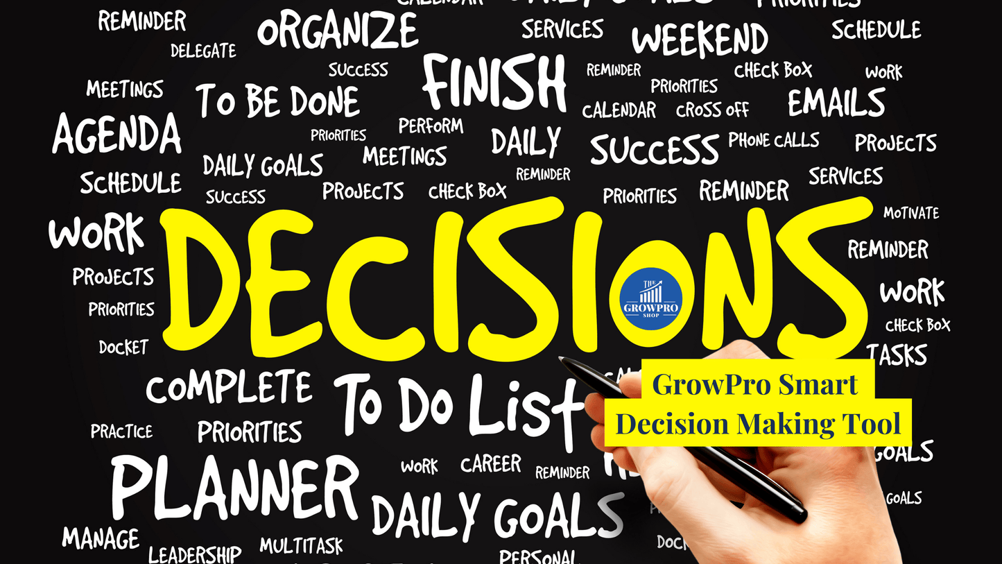 GrowPro Smart Decision Making Tool - The GrowPro Shop