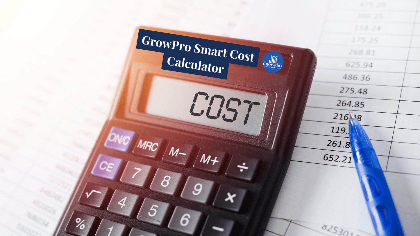 Smart Cost Calculator for Small Business Owners & Startups - The GrowPro Shop