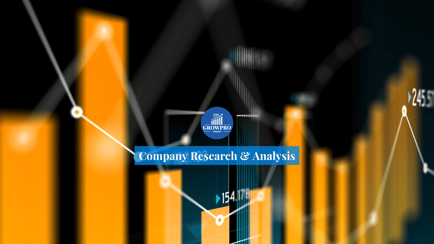 Research and analysis - The GrowPro Shop