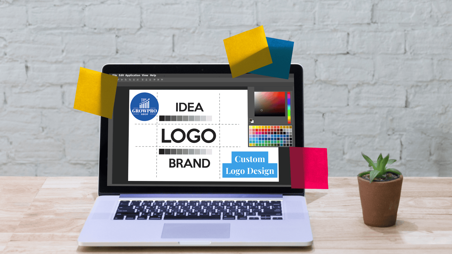 Custom Designed Brand Logo - The GrowPro Shop