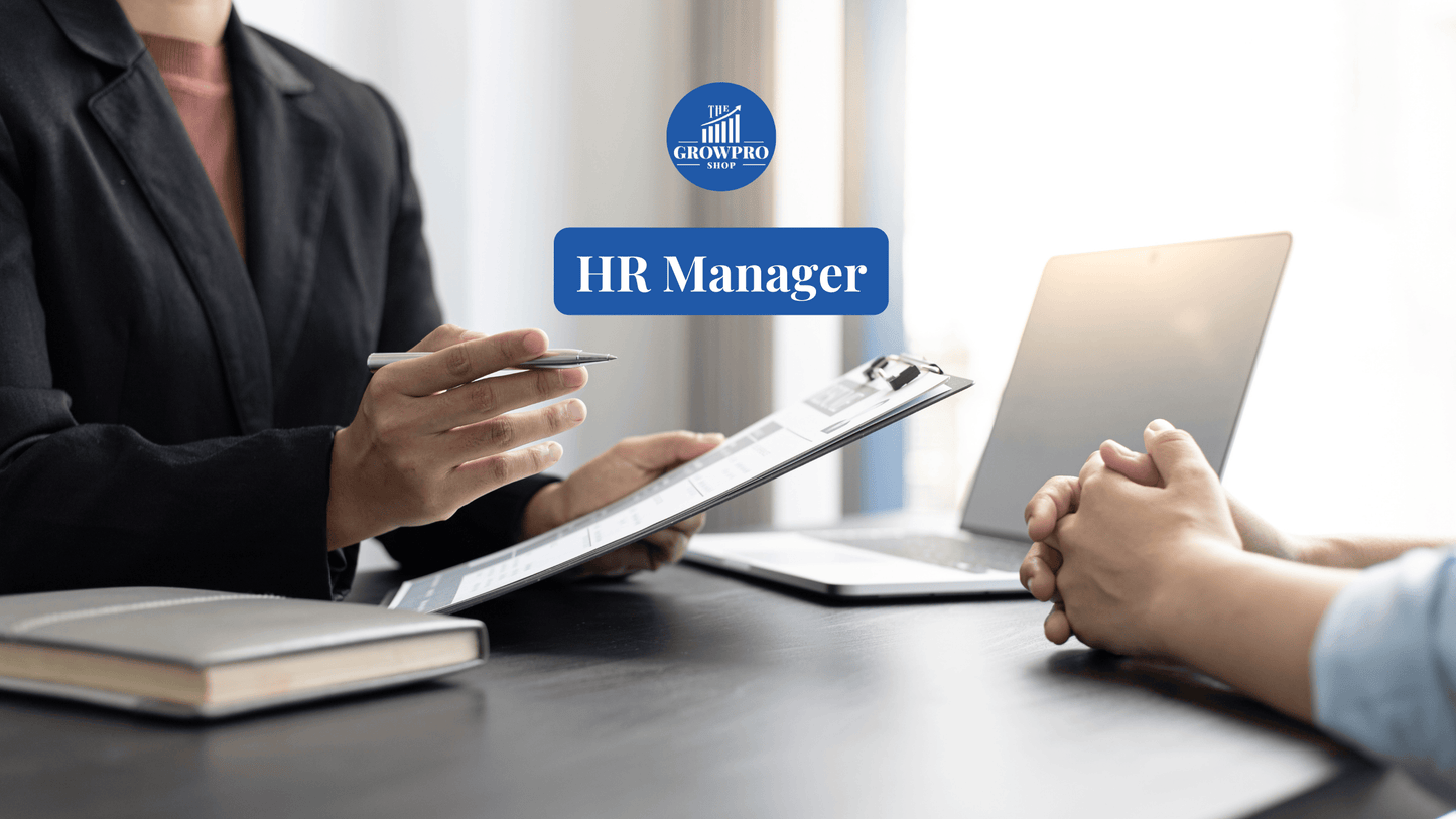 Monthly HR Manager - The GrowPro Shop