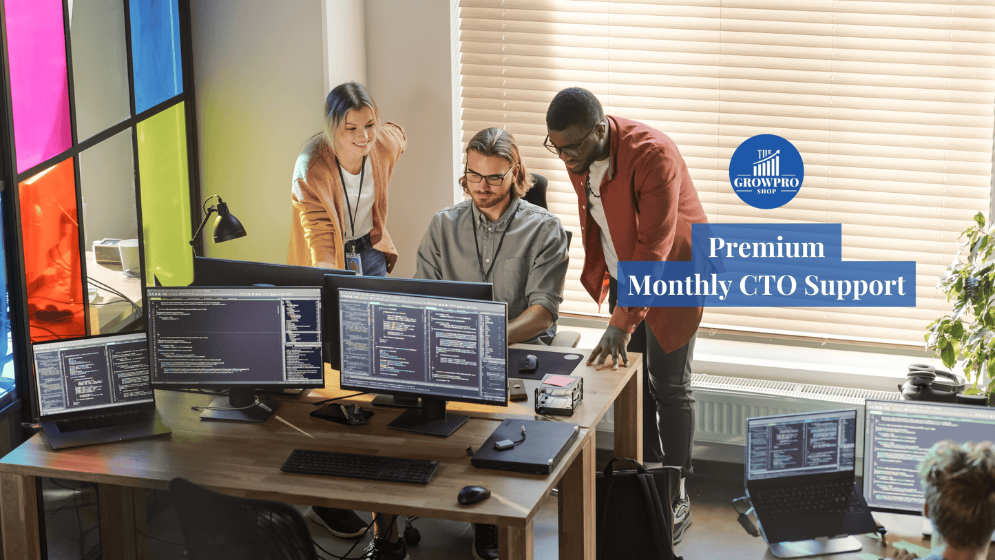 Monthly Fractional CTO Support - The GrowPro Shop