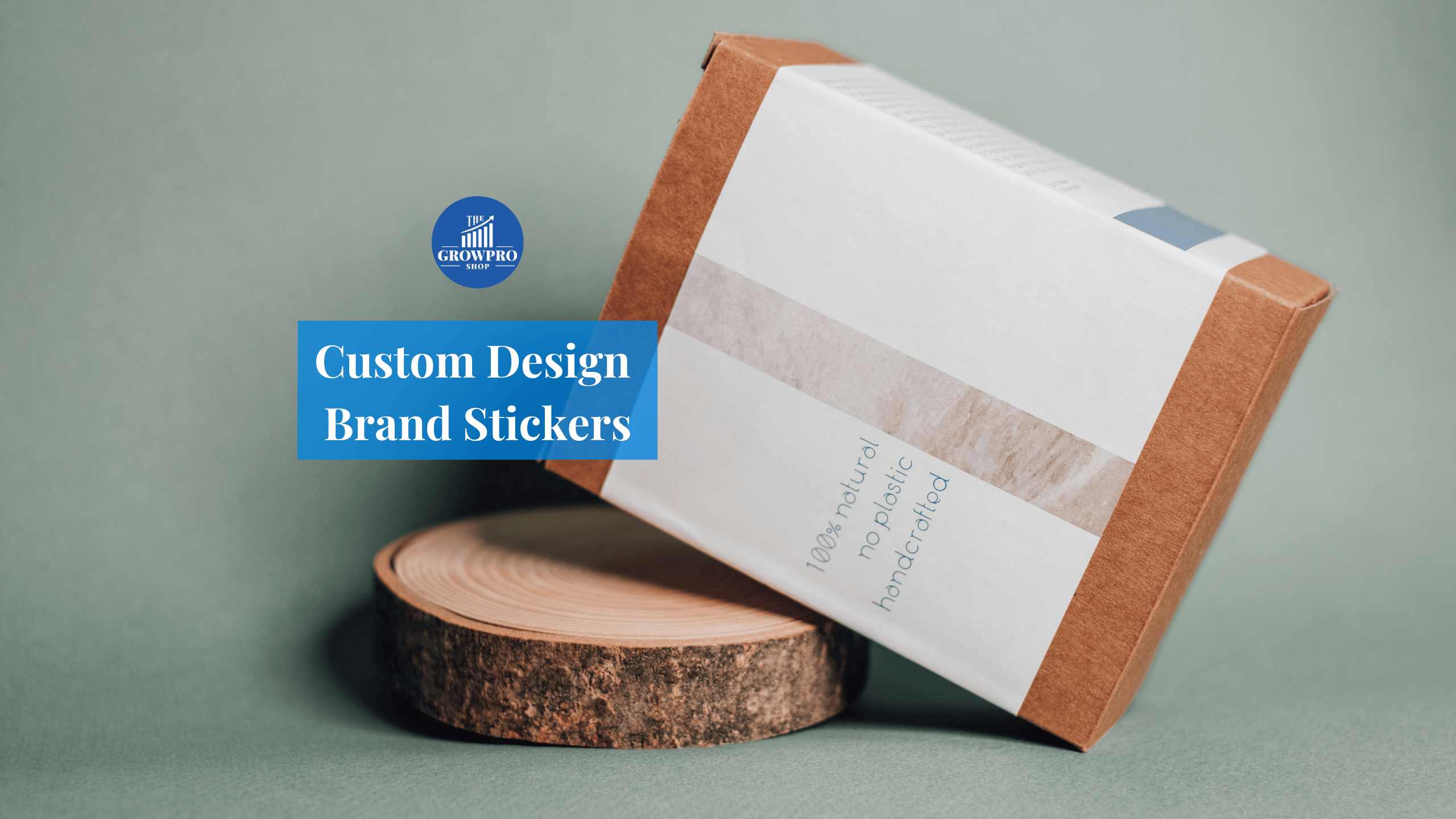 Branded A Sticker Custom Brand Stickers Design | The GrowPro Shop