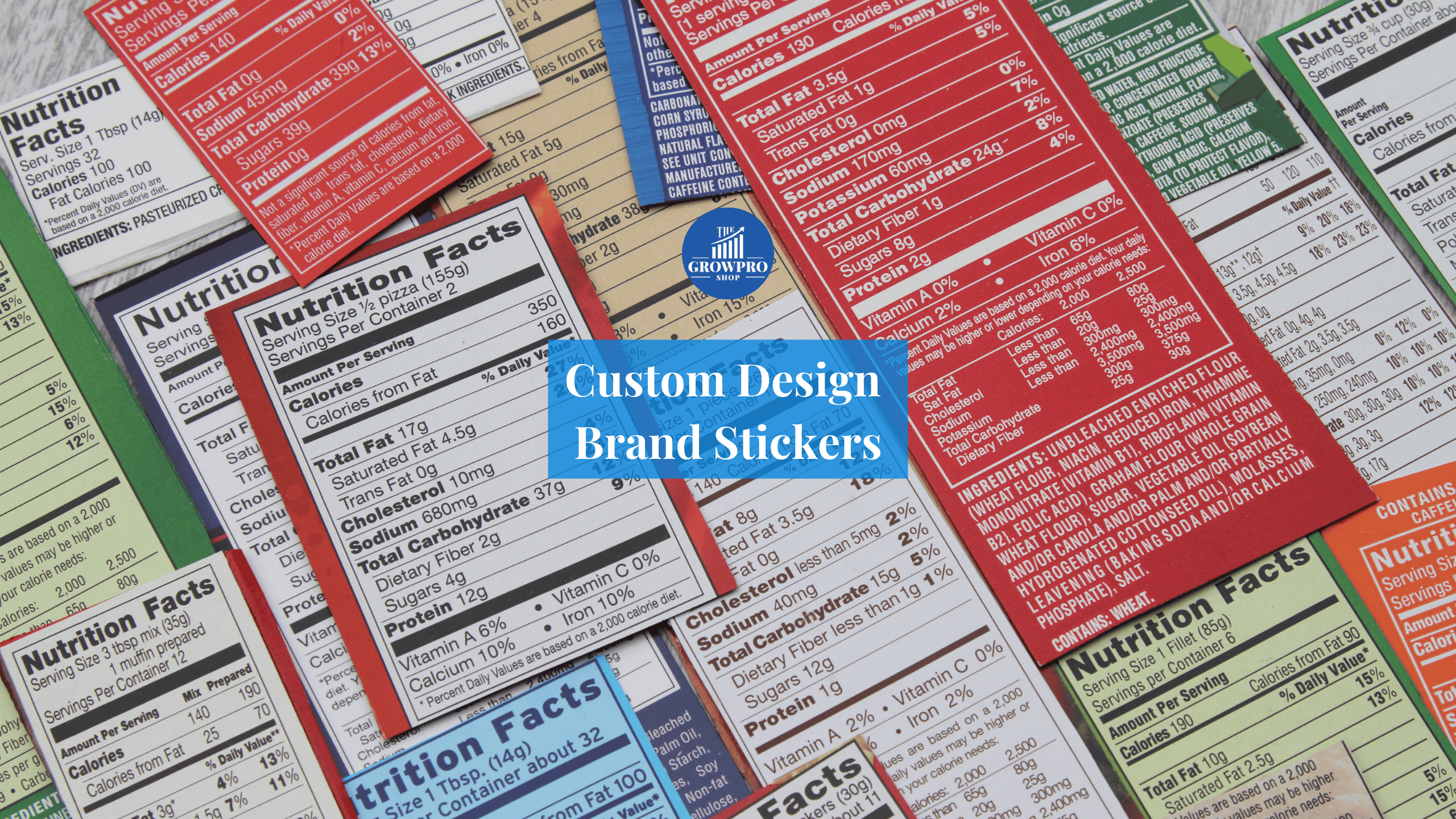 Custom Brand Stickers Design
